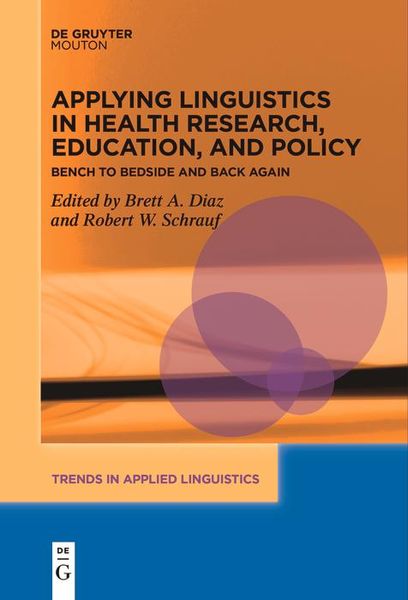 Produktbild: Applying Linguistics in Health Research, Education, and Policy