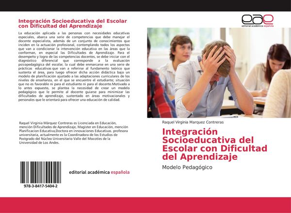 Produktbild: Integraci&oacute;n Socioeducativa del Escolar con Dificultad del Aprendizaje