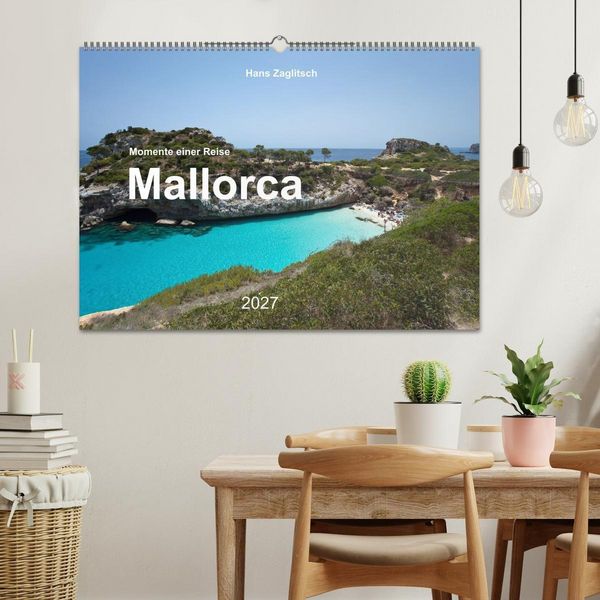Produktbild: Mallorca - Momente einer Reise (Wandkalender 2027 DIN A2 quer), CALVENDO Monatskalender