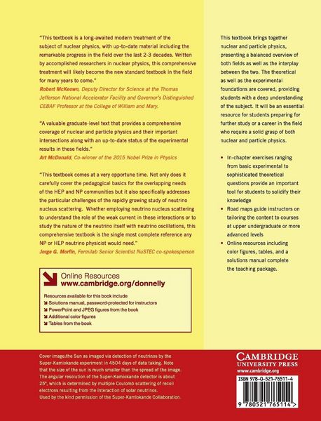 Produktbild: Foundations of Nuclear and Particle Physics