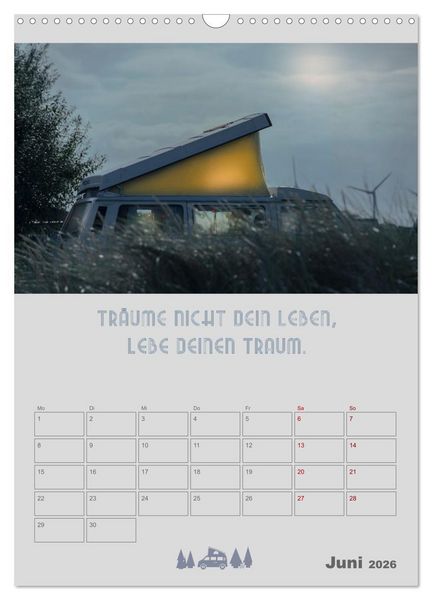 Produktbild: Vanlife - Hotel kann jeder! (Wandkalender 2026 DIN A3 hoch), CALVENDO Monatskalender
