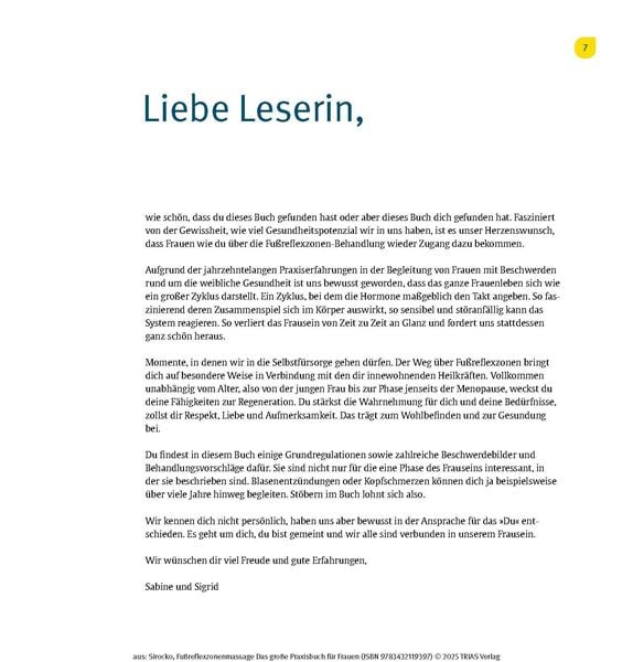 Produktbild: Fu&szlig;reflexzonenmassage - Das gro&szlig;e Praxisbuch f&uuml;r Frauen