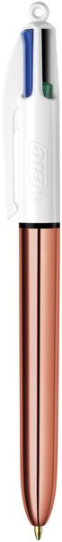 Produktbild: BIC Kugelschreiber 4 Farben rose gold 3er Set