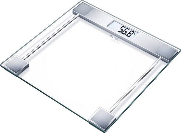 Produktbild: Sanitas SGS 06 Personenwaage 755.19 digital W&auml;gebereich (max.)=150kg Glas, Ebony Black