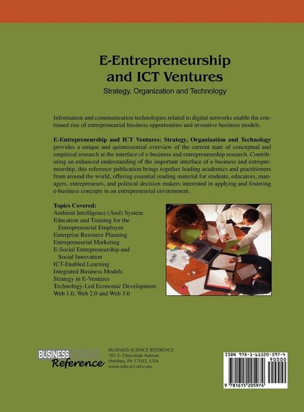 Produktbild: E-Entrepreneurship and ICT Ventures