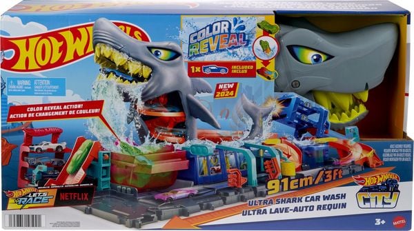 Produktbild: Hot Wheels City Ultimative Hai Auto-Waschanlage