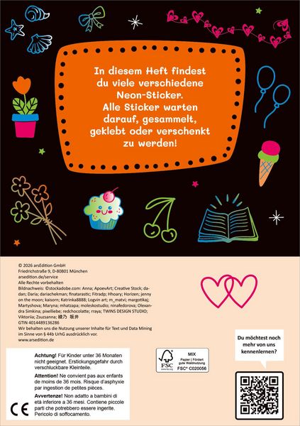 Produktbild: Neon-Sticker