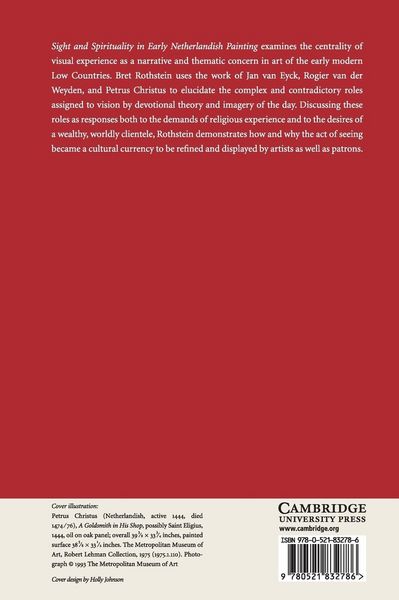 Produktbild: Sight and Spirituality in Early Netherlandish Painting
