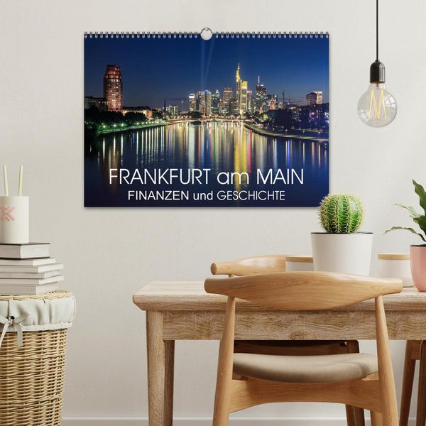 Produktbild: Frankfurt am Main - Finanzen und Geschichte (Wandkalender 2026 DIN A3 quer), CALVENDO Monatskalender