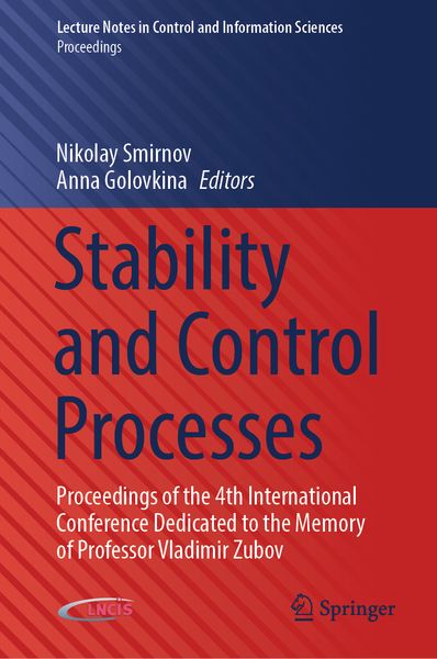 Produktbild: Stability and Control Processes