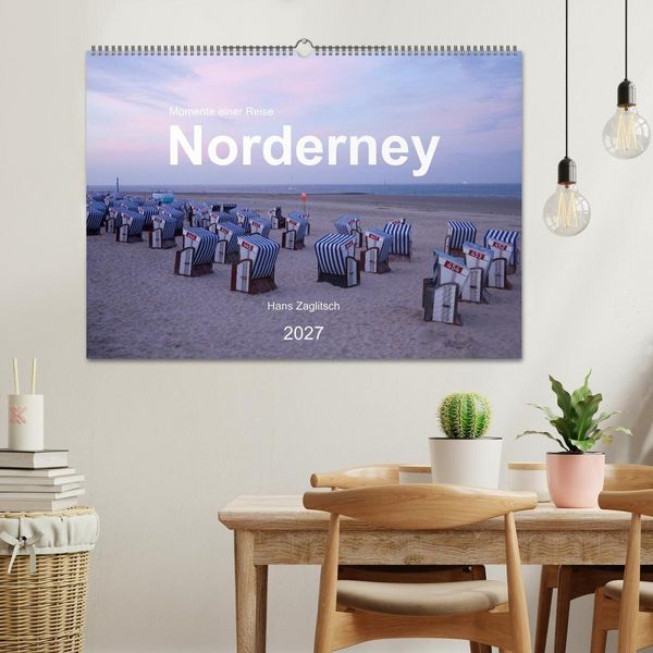Produktbild: Norderney - Momente einer Reise (Wandkalender 2027 DIN A2 quer), CALVENDO Monatskalender