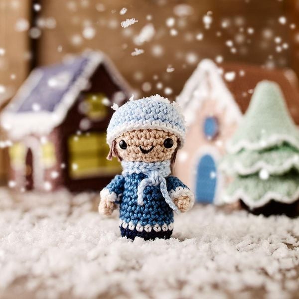Produktbild: Mein geh&auml;keltes Weihnachtsdorf - Adventskalenderbuch