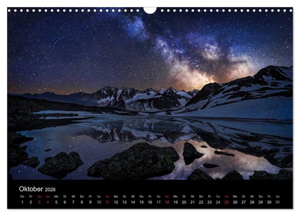 Produktbild: Sternensucher - Landschaft unter Sternen (Wandkalender 2026 DIN A3 quer), CALVENDO Monatskalender