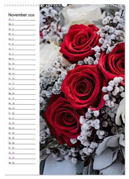 Produktbild: Lust auf Hochzeit - Planer (hochwertiger Premium Wandkalender 2026 DIN A2 hoch), Kunstdruck in Hochglanz