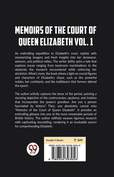 Produktbild: Memoirs Of The Court Of Queen Elizabeth Vol.1