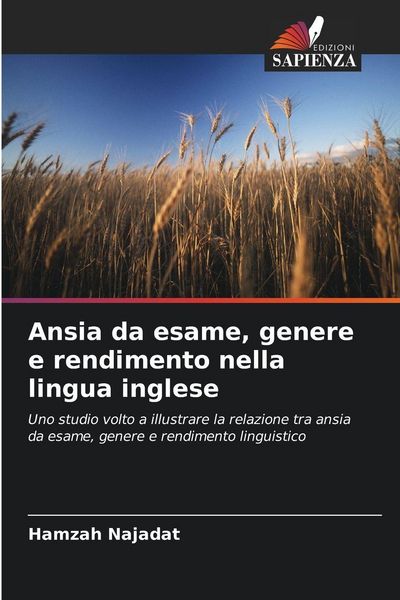 Produktbild: Ansia da esame, genere e rendimento nella lingua inglese