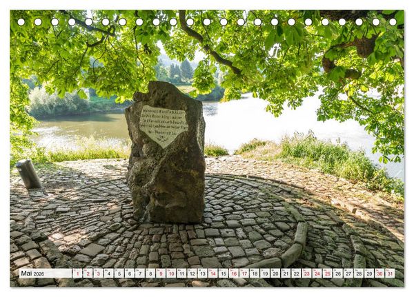 Produktbild: Das Weserbergland (Tischkalender 2026 DIN A5 quer), CALVENDO Monatskalender