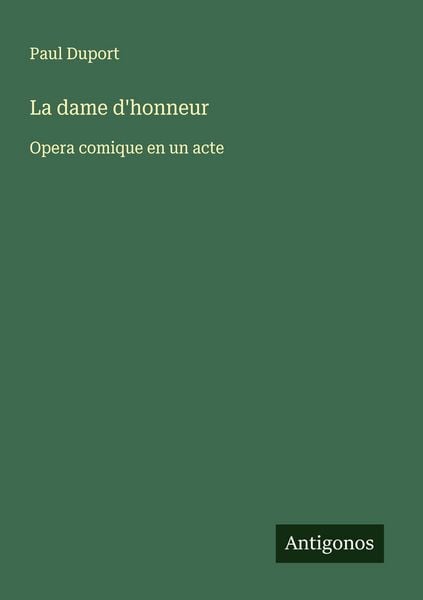 Produktbild: La dame d'honneur