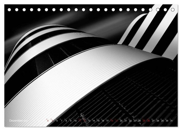 Produktbild: Monochrome Architektur (Tischkalender 2027 DIN A5 quer), CALVENDO Monatskalender