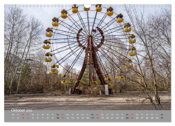 Produktbild: Tschernobyl - In der Sperrzone (Wandkalender 2026 DIN A3 quer), CALVENDO Monatskalender