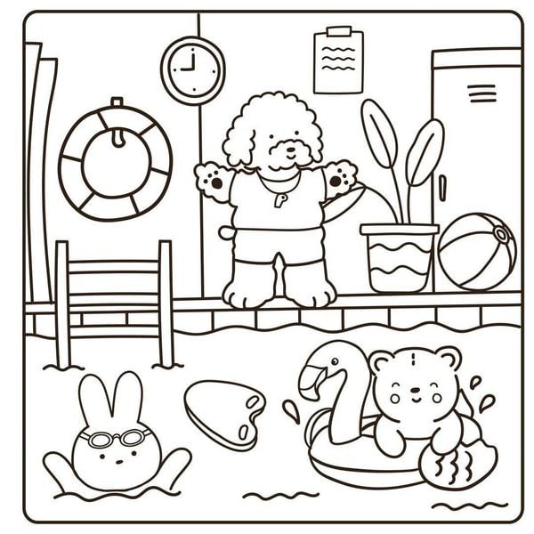 Produktbild: Cosy Coloring Ausmalset - Einfach niedlich ausmalen