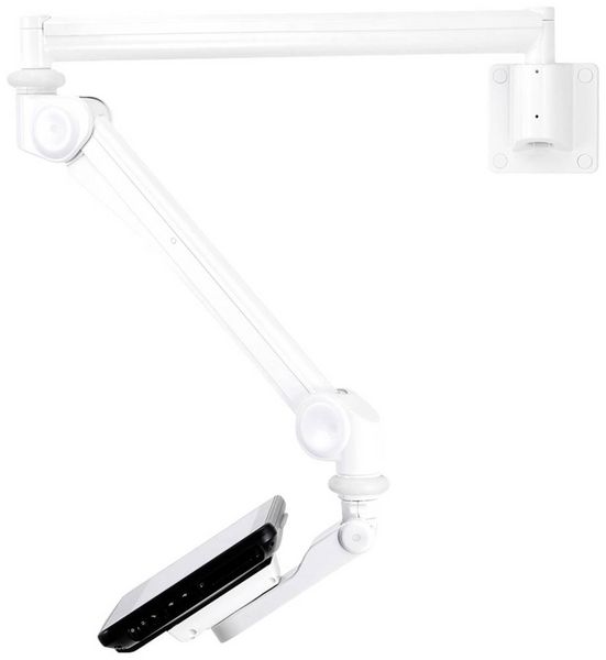 Produktbild: Neomounts FPMA-HAW300 Medical Monitor-Wandhalterung 1 Display(s) 25,4 cm (10") - 61 cm (24") Wei&szlig; Schwenkbar, Rotierbar, Neigbar, H&ouml;henverstellbar
