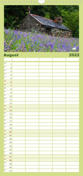 Produktbild: Familienplaner Western Highlands - Schottland (Wandkalender 2022 , 21 cm x 45 cm, hoch)