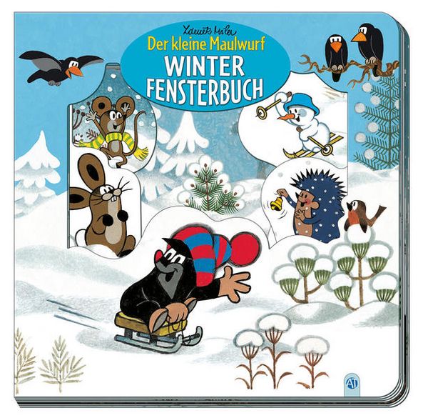 Produktbild: Tr&ouml;tsch Der kleine Maulwurf Winter-Fensterbuch
