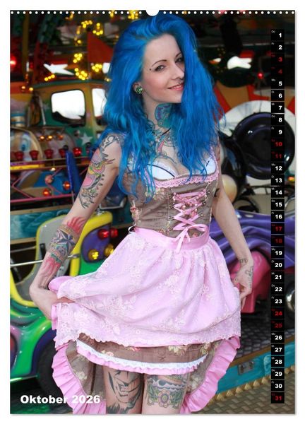 Produktbild: TATTOO TARTS - Inked Killer Babes (Wandkalender 2026 DIN A2 hoch), CALVENDO Monatskalender