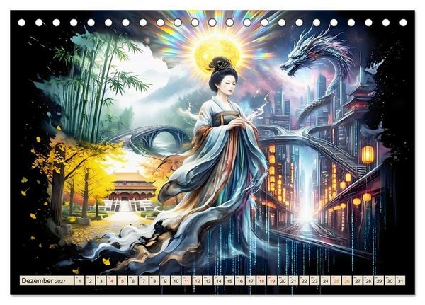 Produktbild: Spiegelst&auml;dte der Seele - Urbanes Labyrinth der Wahrnehmung (Tischkalender 2027 DIN A5 quer), CALVENDO Monatskalender
