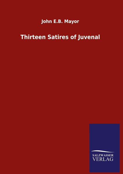 Produktbild: Thirteen Satires of Juvenal