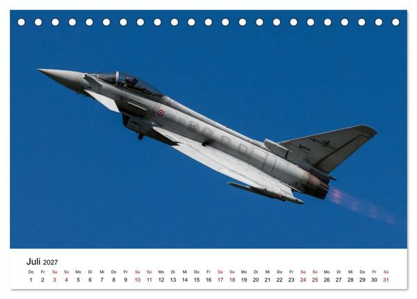 Produktbild: Milit&auml;rflieger (Tischkalender 2027 DIN A5 quer), CALVENDO Monatskalender