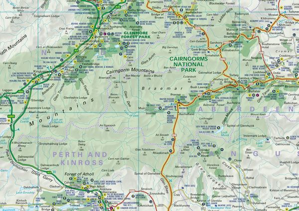 Produktbild: Scotland Touring Map