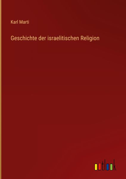 Produktbild: Geschichte der israelitischen Religion