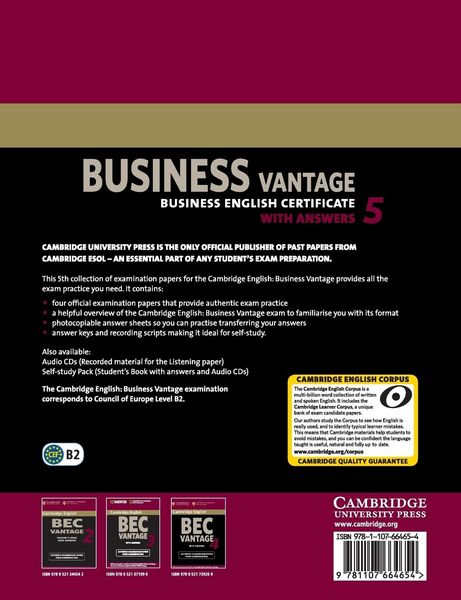 Produktbild: Cambridge English Business 5 Vantage