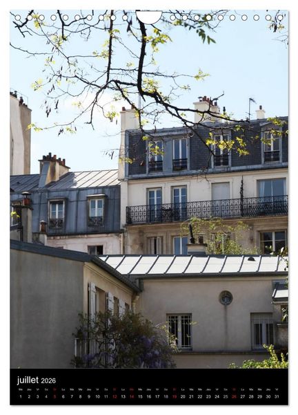 Produktbild: Lumi&egrave;res de Montmartre (Calendrier mural 2026 DIN A4 horizontal), CALVENDO calendrier mensuel