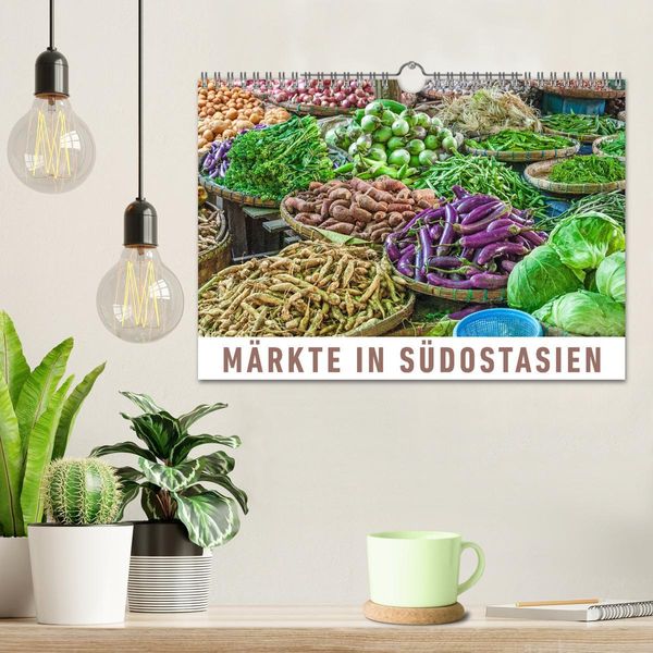 Produktbild: M&auml;rkte in S&uuml;dostasien (Wandkalender 2026 DIN A4 quer), CALVENDO Monatskalender