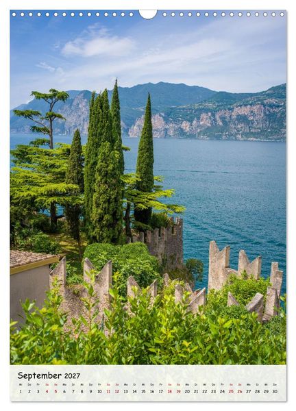 Produktbild: Malcesine - Eine Perle des Gardasees (Wandkalender 2027 DIN A3 hoch), CALVENDO Monatskalender