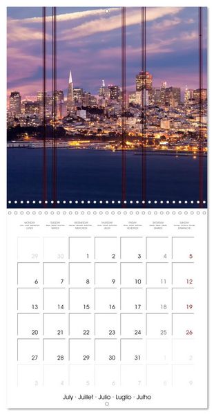 Produktbild: SAN FRANCISCO Highlights (Wall Calendar 2026 12 &times; 12 Inch) CALVENDO 12 Month Wall Calendar