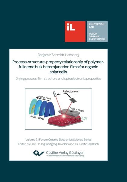 Produktbild: Process-structure-property relationship of polymer-fullerene bulk heterojunction films for organic solar cells