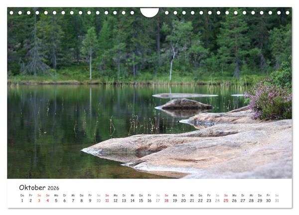 Produktbild: Schwedische Sehnsuchtsorte (Wandkalender 2026 DIN A4 quer), CALVENDO Monatskalender