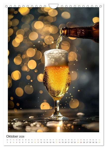 Produktbild: Cooles Bier - K&ouml;stliches aus der Natur. (Wandkalender 2026 DIN A4 hoch), CALVENDO Monatskalender