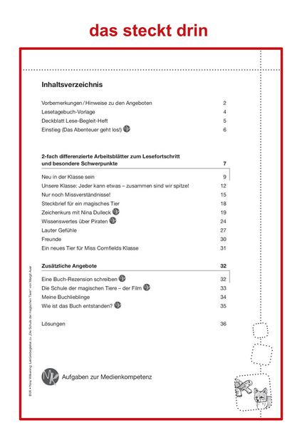 Produktbild: Lekt&uuml;rebegleiter - kompakt und differenziert: Die Schule der magischen Tiere