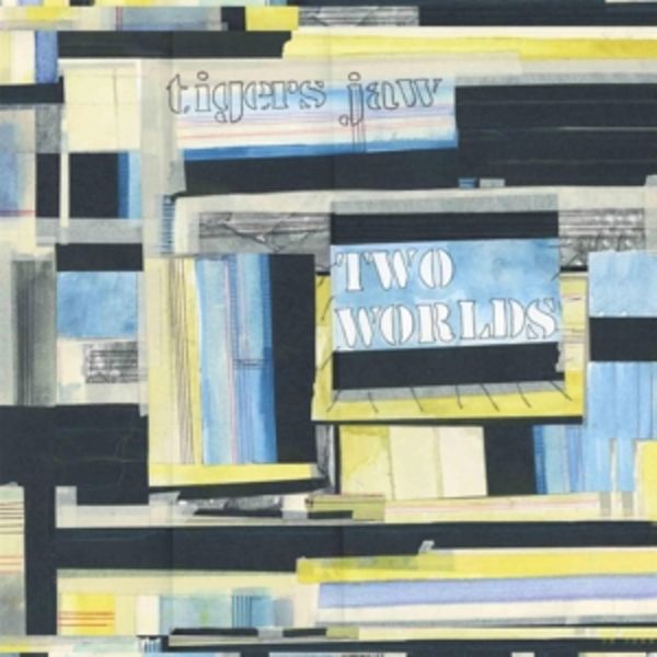 TWO WORLDS-Blue & Yellow Swirl Vinyl-