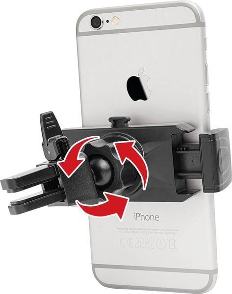 Produktbild: WEDO&reg; Smartphone-Klemmhalter Clip-It plus, schwarz