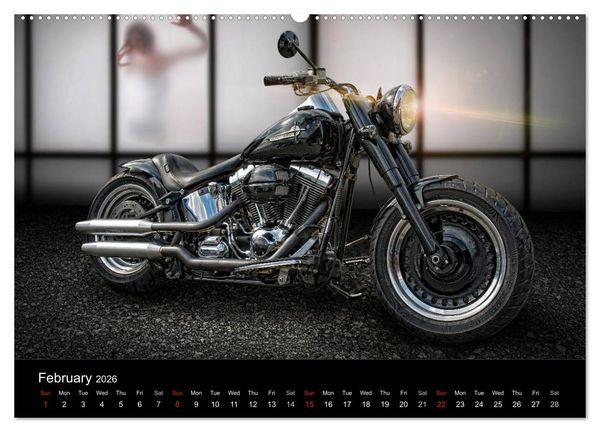 Produktbild: Motorbike Dreams (High Quality Premium Wall Calendar 2026 DIN A2 landscape),CALVENDO 12 Month Wall Calendar