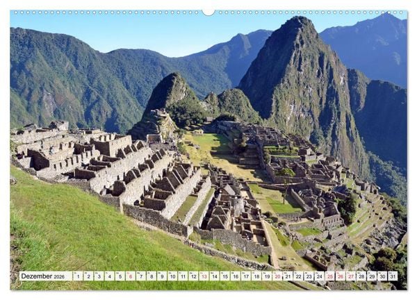 Produktbild: Inka Trail und Machu Picchu, Trekking zur ber&uuml;hmten Inkastadt (Wandkalender 2026 DIN A2 quer), CALVENDO Monatskalender