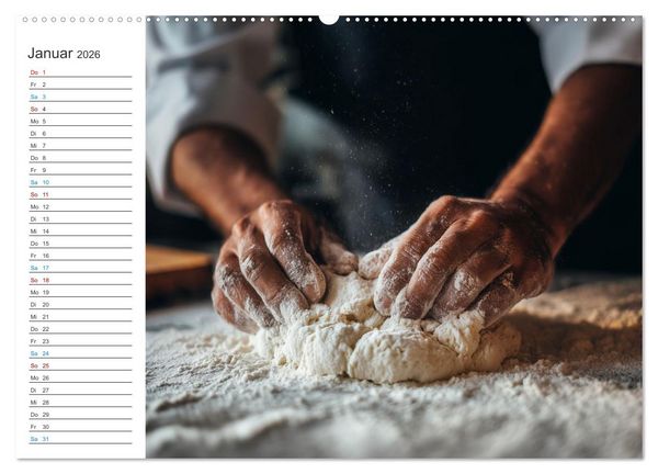 Produktbild: Mit Herz und Hand, Ich bin B&auml;cker (hochwertiger Premium Wandkalender 2026 DIN A2 quer), Kunstdruck in Hochglanz