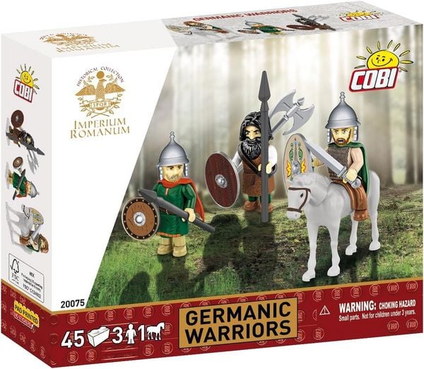 COBI Imperium Romanum 20075 - Germanic Warriors, Figurenset, 45+3+1 Klemmbausteine