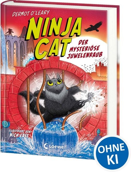 Ninja Cat (Band 4) - Der mysteriöse Juwelenraub, Gebundene Ausgabe von Dermot O'Leary; Loewe, 9783743219670